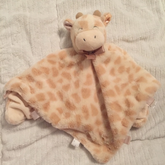 Kellytoy Giraffe Tags Lovey Baby Rattle Plush Security Blanket Lovey - Picture 1 of 4